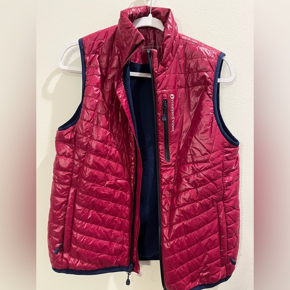 Vineyards Vines Performance - Fuscia & Blue - Nylon Puffer Vest - Size XS - Picture 2 of 11